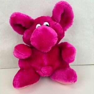 Vintage Kodak Kolorkins Plush Rewind 1989 Stuffed Animal Pink 8" Used W/ Tag